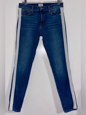 Hudson Mid rise super skinny ankle tuxedo jeans size 28
